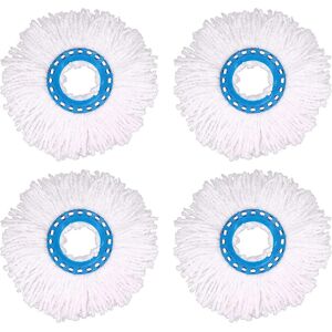 Unbranded (As show, One size) 4Pcs Microfiber Mop Heads, Round Replacement Mop Heads 360 R Unbranded (As show, One size) 4Pcs Microfiber Mop Heads, Round Replacement Mop Heads 360 R