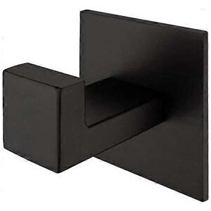 Unbranded (As show, One size) 2pcs self-adhesive 304 stainless steel black towel hooks wit Unbranded (As show, One size) 2pcs self-adhesive 304 stainless steel black towel hooks wit
