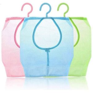 Unbranded (As show, One size) 3 Pcs Clothes Peg Bags Storage Basket with Hooks Hanging Mes Unbranded (As show, One size) 3 Pcs Clothes Peg Bags Storage Basket with Hooks Hanging Mes