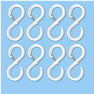 Unbranded (As show, One size) S hook creative coat hook windproof buckle S hook hook st Unbranded (As show, One size) S hook creative coat hook windproof buckle S hook hook st