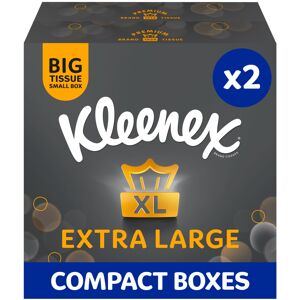 Kleenex Extra Large Tissues Compact Twin Kleenex Extra Large Tissues Compact Twin
