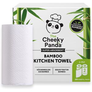 The Cheeky Panda Bamboo Kitchen Roll 2 Kitchen Rolls - 200 Super Strong Sheets The Cheeky Panda Bamboo Kitchen Roll 2 Kitchen Rolls - 200 Super Strong Sheets
