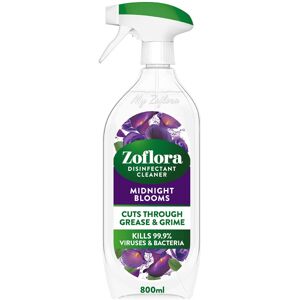 Zoflora Midnight Blooms Disinfectant Trigger Spray - 800ml, Kills 99.9% Bacteria Zoflora Midnight Blooms Disinfectant Trigger Spray - 800ml, Kills 99.9% Bacteria