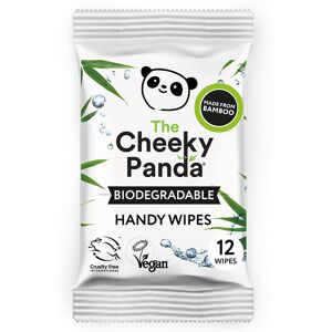 The Cheeky Panda Bamboo Hand Wipes 12 Travel Wipes 100% Plastic Free and Bio The Cheeky Panda Bamboo Hand Wipes 12 Travel Wipes 100% Plastic Free and Bio