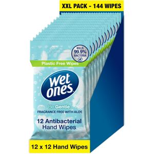 Wet Ones – Be Gentle – Plastic Free Antibacterial Pocket Size Hand Wipes - 144 w Wet Ones – Be Gentle – Plastic Free Antibacterial Pocket Size Hand Wipes - 144 w