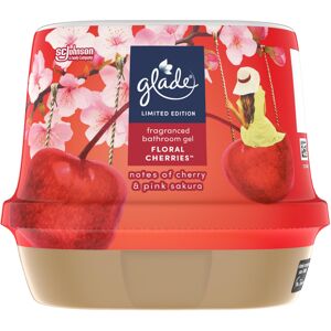 Glade Fragranced Bathroom Gel, Air Freshener and Discreet Odour Eliminator, Flor Glade Fragranced Bathroom Gel, Air Freshener and Discreet Odour Eliminator, Flor