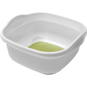 ADDIS 513672 Soft touch Washing Up Bowl, White/ Grass Green, 9L, Plastic ADDIS 513672 Soft touch Washing Up Bowl, White/ Grass Green, 9L, Plastic