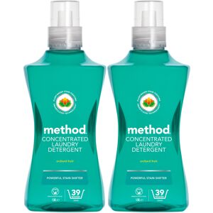 Method Concentrated Laundry Detergent, Washing Liquid Fresh Orchard Fruit Scent, Method Concentrated Laundry Detergent, Washing Liquid Fresh Orchard Fruit Scent,