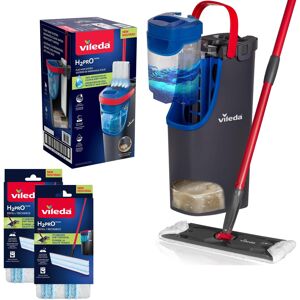 Vileda H2PrO Flat Mop System + 2 Refills Vileda H2PrO Flat Mop System + 2 Refills
