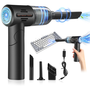 Nastopee Air Duster Cleaner-2 in 1 Mini Vacuum Cleaner,120W 9KPa 36000RPM Nastopee Air Duster Cleaner-2 in 1 Mini Vacuum Cleaner,120W 9KPa 36000RPM