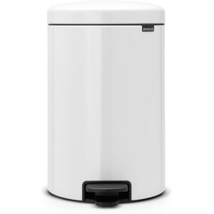 Brabantia NewIcon Pedal Bin 20L (White) Soft-Closure Rubbish Bin with Removable Brabantia NewIcon Pedal Bin 20L (White) Soft-Closure Rubbish Bin with Removable