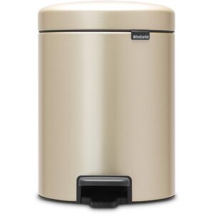 Brabantia NewIcon Pedal Bin 5L (Metallic Gold) Soft-Closure Bathroom Rubbish Bin Brabantia NewIcon Pedal Bin 5L (Metallic Gold) Soft-Closure Bathroom Rubbish Bin