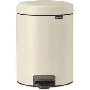 Brabantia NewIcon Pedal Bin 5L, Soft Close - Soft Beige Brabantia NewIcon Pedal Bin 5L, Soft Close - Soft Beige