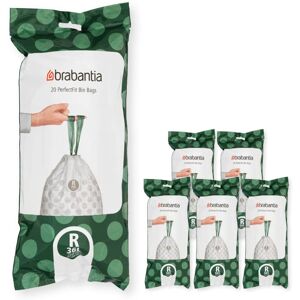 Brabantia 138584 PerfectFit Bin Liners Multipack (Size R/36 Litre) Thick Plastic Brabantia 138584 PerfectFit Bin Liners Multipack (Size R/36 Litre) Thick Plastic