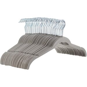 Amazon Basics Velvet Shirt/Dress Hangers Pack of 50, Grey Amazon Basics Velvet Shirt/Dress Hangers Pack of 50, Grey