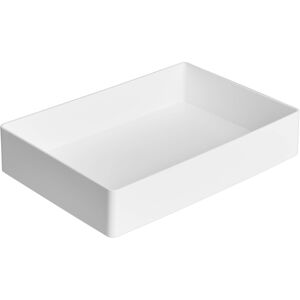 Amazon Basics Rectangular Plastic Organizer Accessory Tray, 24 x 17 x 5 cm, Whit Amazon Basics Rectangular Plastic Organizer Accessory Tray, 24 x 17 x 5 cm, Whit