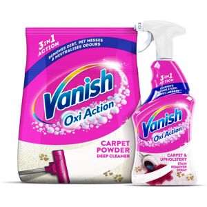 Vanish Gold Oxi Action Upholstery & Carpet Cleaner, Stain Remover Kit for Comple Vanish Gold Oxi Action Upholstery & Carpet Cleaner, Stain Remover Kit for Comple