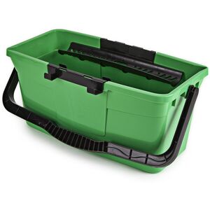 UNGER Window Cleaning Bucket 12L with Sieve, Tool Holder, Measuring Scale & Spou UNGER Window Cleaning Bucket 12L with Sieve, Tool Holder, Measuring Scale & Spou