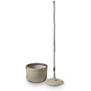 Tower T869009MSH Duo Compact Spin Mop, Built-in Turbine, 2 Internal Containers, Tower T869009MSH Duo Compact Spin Mop, Built-in Turbine, 2 Internal Containers,