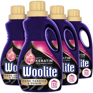 Woolite Liquid Laundry Detergent, 750ml, Pack of 4, For Dark Fabrics & Denim, Ha Woolite Liquid Laundry Detergent, 750ml, Pack of 4, For Dark Fabrics & Denim, Ha