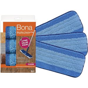 Bona Microfibre Cleaning Pad, for Wood and Hard-Surface Floors, fits Bona Family Bona Microfibre Cleaning Pad, for Wood and Hard-Surface Floors, fits Bona Family