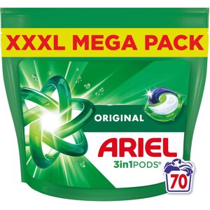 Ariel All-in-1 PODS? Laundry Detergent Capsules, 70 Washes, Original ? Outstandi Ariel All-in-1 PODS? Laundry Detergent Capsules, 70 Washes, Original ? Outstandi