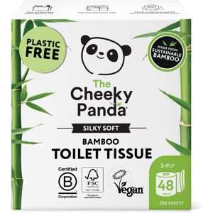 The Cheeky Panda Bamboo Toilet Rolls Bulk Buy ? 48 Rolls of 3 Ply Toilet Paper The Cheeky Panda Bamboo Toilet Rolls Bulk Buy ? 48 Rolls of 3 Ply Toilet Paper