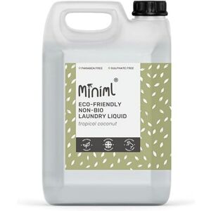 Miniml Eco Laundry Liquid Washing Detergent 5L Refill - Natural Non Bio Coconut Miniml Eco Laundry Liquid Washing Detergent 5L Refill - Natural Non Bio Coconut