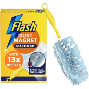 Flash Duster Dust Magnet Starter Kit (1 Handle + 13 Refills), Trap & Lock Away D Flash Duster Dust Magnet Starter Kit (1 Handle + 13 Refills), Trap & Lock Away D