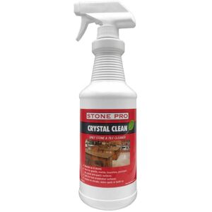 Stone Pro Crystal Clean - Surface Cleaner & Sealer Ready to Use 32 oz. Stone Pro Crystal Clean - Surface Cleaner & Sealer Ready to Use 32 oz.
