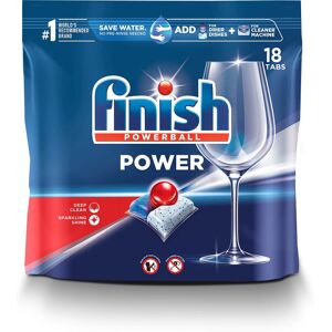 Finish Power - 18ct - Dishwasher Detergent - Powerball - Dishwashing Tablets - D Finish Power - 18ct - Dishwasher Detergent - Powerball - Dishwashing Tablets - D