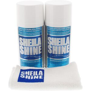 Sheila Shine Bundle: Stainless Steel Cleaner and Polish 10 oz 2 Pack with Microf Sheila Shine Bundle: Stainless Steel Cleaner and Polish 10 oz 2 Pack with Microf