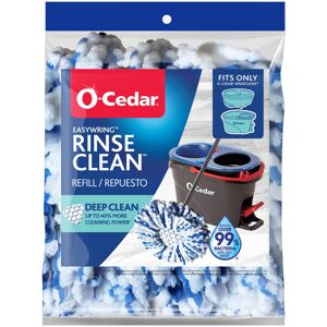 O-Cedar RinseClean Deep Clean Spin Mop Head Replacement Machine Washable Reu O-Cedar RinseClean Deep Clean Spin Mop Head Replacement Machine Washable Reu