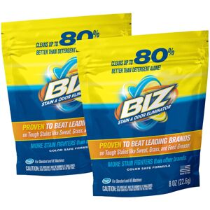 BIZ Stain and Odor Eliminator Laundry Detergent Powder - (Pack of 2) 16 oz BIZ Stain and Odor Eliminator Laundry Detergent Powder - (Pack of 2) 16 oz