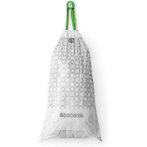 Brabantia PerfectFit Bin Liners (Size G/23-30 Litre) Thick Plastic Trash Bags wi Brabantia PerfectFit Bin Liners (Size G/23-30 Litre) Thick Plastic Trash Bags wi