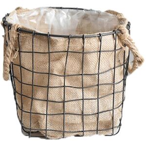 Unbranded (As show, One size) Sturdy Linen Plant Basket Modern Woven Storage Container for Unbranded (As show, One size) Sturdy Linen Plant Basket Modern Woven Storage Container for