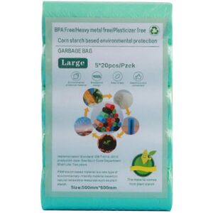 Unbranded (50x60cm, Tiffany Blue) 5 Colors Household 5 Rolls Disposable Rubbish Bin Liner Unbranded (50x60cm, Tiffany Blue) 5 Colors Household 5 Rolls Disposable Rubbish Bin Liner