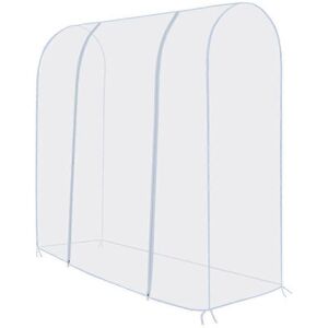 Kikidex (120*50*150, One size) Best Seller-garment Rack Cover Transparent Peva Rail Rack Kikidex (120*50*150, One size) Best Seller-garment Rack Cover Transparent Peva Rail Rack