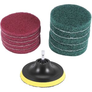 Saudism 11Pcs Power Scrubber Brush Set Polishing Pad for Drill Cleaning Tool Saudism 11Pcs Power Scrubber Brush Set Polishing Pad for Drill Cleaning Tool
