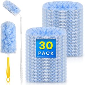 Unbranded 30 Count Disposable Microfiber Duster Refills Compatible with Swiffer Short Hand Unbranded 30 Count Disposable Microfiber Duster Refills Compatible with Swiffer Short Hand