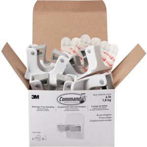 3M Command Broom and Mop Grippers Wall Hook Damage Free Hanging Wall Mount Broom a 3M Command Broom and Mop Grippers Wall Hook Damage Free Hanging Wall Mount Broom a
