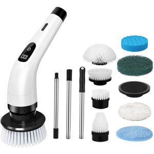 Supvox 1 Set Cordless Electric Scrubbing Brush Power Cleaning Kit Supvox 1 Set Cordless Electric Scrubbing Brush Power Cleaning Kit