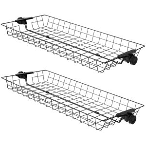 SoBuy® FRG34-P02, Two Storage Baskets for Telescopic Wardrobe Organizer SoBuy® FRG34-P02, Two Storage Baskets for Telescopic Wardrobe Organizer