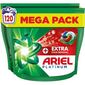 Ariel Platinum PODS Laundry Detergent Capsules 120 Washes Ariel Platinum PODS Laundry Detergent Capsules 120 Washes