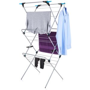 Minky 3 Tier Plus Clothes Airer, Silver Minky 3 Tier Plus Clothes Airer, Silver