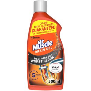 Mr Muscle Drain Unblocker, Sink & Drain Cleaner, Fast Acting Heavy Duty Gel Form Mr Muscle Drain Unblocker, Sink & Drain Cleaner, Fast Acting Heavy Duty Gel Form