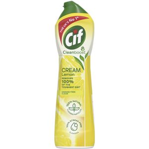 Cif Lemon Cream Cleaner multipurpose surface cleaner with 100% natural cleaning Cif Lemon Cream Cleaner multipurpose surface cleaner with 100% natural cleaning