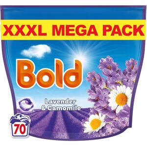 Bold PODS Washing Liquid Laundry Detergent Capsules 70 Washes, Lavender & Camomi Bold PODS Washing Liquid Laundry Detergent Capsules 70 Washes, Lavender & Camomi
