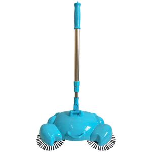 GreenZech (Blue) Lazy Spin Hand Push Sweeper Broom Floor Sweeper Cleaning Mop Without Elec GreenZech (Blue) Lazy Spin Hand Push Sweeper Broom Floor Sweeper Cleaning Mop Without Elec