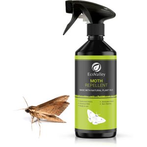 EcoValley Moth Repellent Spray - 500ml Lavender Scented Natural Wardrobe & Cloth EcoValley Moth Repellent Spray - 500ml Lavender Scented Natural Wardrobe & Cloth